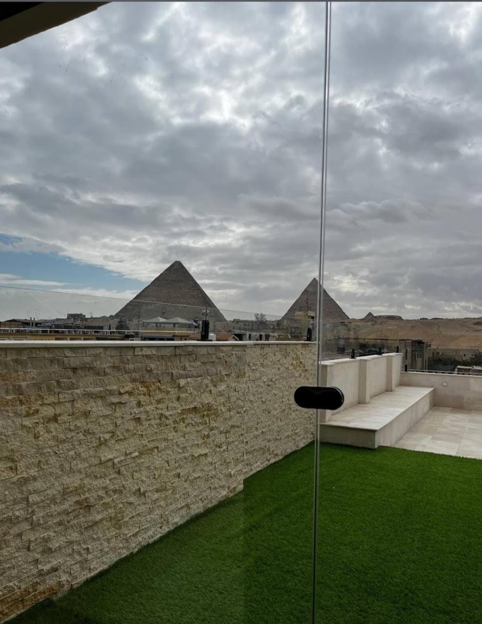 Aziz Egypt Pyramids View Hotell Kafret el-Gabal Eksteriør bilde