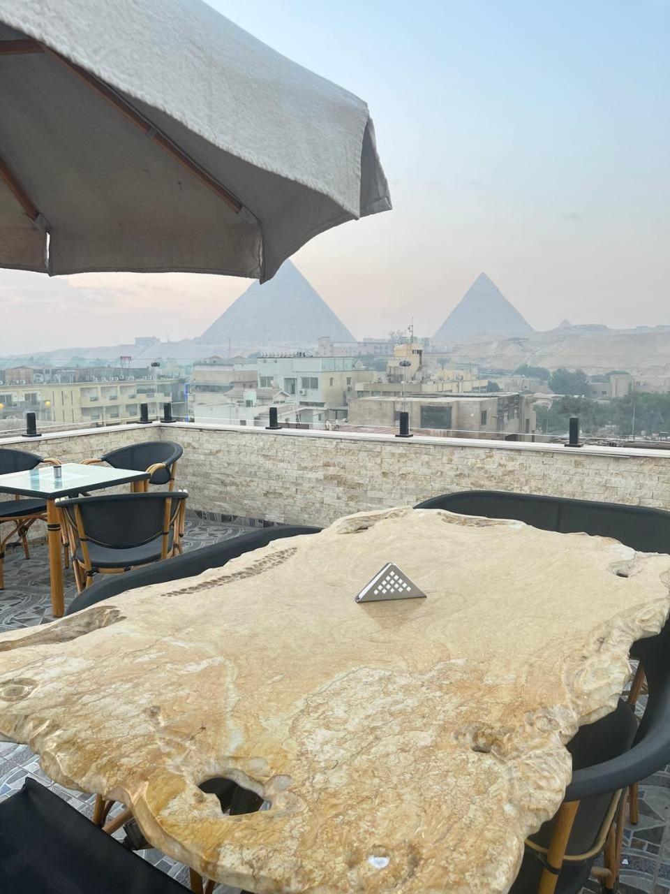 Aziz Egypt Pyramids View Hotell Kafret el-Gabal Eksteriør bilde