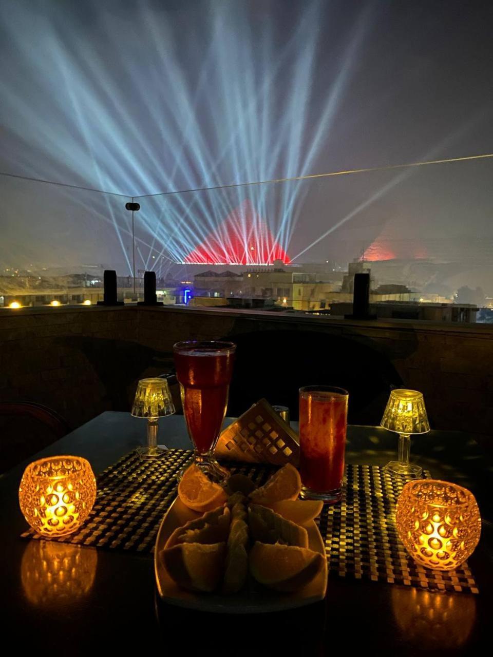 Aziz Egypt Pyramids View Hotell Kafret el-Gabal Eksteriør bilde